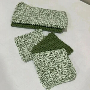 100% Cotton Handmade Washcloths & Face Scrubbies
